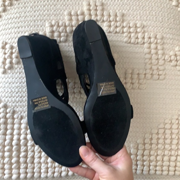 Black strappy wedges - never worn - Picture 4 of 6